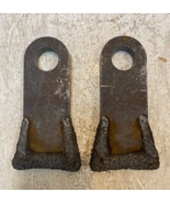 2 Qty of Flail Almond Shredder Hammer with Tungsten Hardfacing 7-1/4&quot; L ... - $85.49
