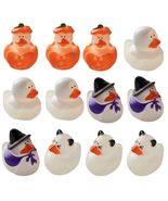 Fun Express Mini Glow-in-The-Dark Halloween Rubber Duckies 1&quot; Pack of 12 - $122.96 MXN