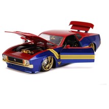 Cap Marvel 1973 Ford Mustang Mach 1 1:24 Hollywood Ride - $66.85