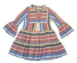 NWT Devotion Twins Ella Tunic in Multicolor A-line Tiered Mini Dress XS $297 - £183.85 GBP