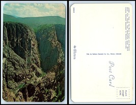 COLORADO Postcard - View Of Black Canyon &amp; Gunnison River From Chasm L50 - £2.37 GBP