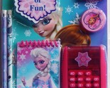 Disney Reine des Neiges Elsa 7-Pc. Retour À L&#39;École Articles &amp; Calculatr... - £7.76 GBP