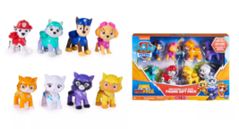 Paw Patrol &amp; Cat Pack Nickelodeon Figure Gift Pack Marshall Chase Sky  BRAND NEW - £18.94 GBP