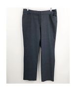 Worthington Women&#39;s Ankle Pants Blue Pin Dot High Waist Elastic Pockets ... - €13,73 EUR