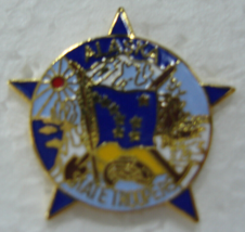 Alaska State Trooper Pinback/Lapel Pin - 5 Pt Star - £6.80 GBP