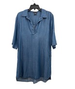 Chelsea &amp; Theodore Denim Tunic Dress Womens XL Used 100% Tencel Blue - $331.01 MXN