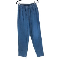 Woman Within Jeans Elastic Waist Pull On Classic Fit 100% Cotton Blue 14T - £11.49 GBP