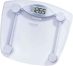 Taylor Precision Products Chrome and Glass Lithium Digital Scale 7506 - £56.73 GBP