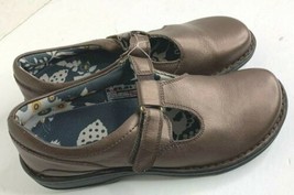 PW Minor Womens Sz 9.5 Bronze Mary Jane Shoes 51436 - £50.31 GBP