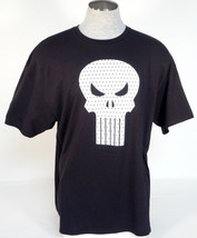 Marvel Black Punisher Skull Graphic Short Sleeve Tee T Shirt Mens XL NEW - £19.39 GBP
