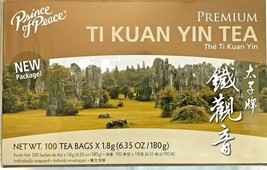 Prince of Peace Premium Ti Kuan Yin Tea 6.35 Oz/180g - 100 Tea Bags - £8.67 GBP