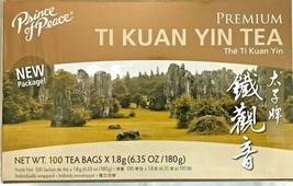 Prince of Peace Premium Ti Kuan Yin Tea 6.35 Oz/180g - 100 Tea Bags - £8.75 GBP