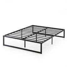 Zinus Abel FULL 14&quot; Inch Metal Platform Bed Frame with Steel Slat Support Black - £86.15 GBP