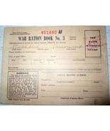 Vintage Two WWII War Ration Books  - $8.15 CAD