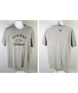 Life is Good Coast Sunday Funday Football Beer Crusher T Shirt Mens XL - $21.73