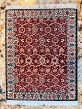 Shah Jahan, Mouse Rug, or coaster, Burgundy, Oriental Carpet Style Persian - $364.20 MXN