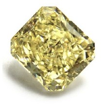 Yellow Diamond  - 3.01ct Natural Loose Fancy Yellow Canary GIA VS2 Radiant - £20,845.67 GBP