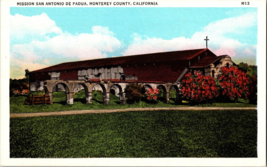Vtg Postcard California Mission San Antonio De Padua, Monterey County - £4.55 GBP