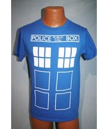 DOCTOR WHO Tardis Public Police Call Box BLUE T-SHIRT S DR WHO Daleks BB... - £10.60 GBP