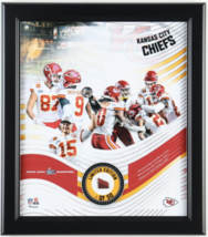 Kansas City Chiefs Framed 15&quot; x 17&quot; SB LVII Game Used Football Collage L... - £91.32 GBP