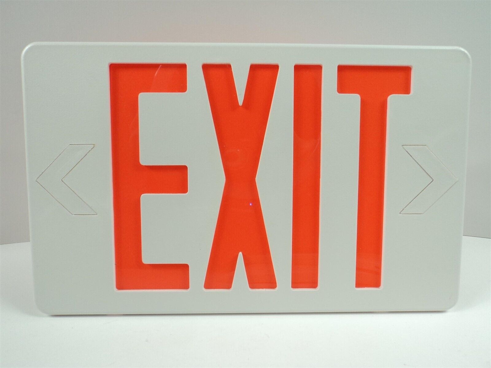 Red Exit Sign Face Plate Replacement Cover (B) - 12.25 x 7 3/8 Inches - $16.44