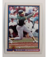 Rickey Henderson Oakland Athletics Bowman Baseball Card - £3.92 GBP