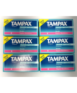 Vintage 1994 90s Tampax Tampons Trial Size 4 Slender Regular Absorbency ... - $456.16 MXN
