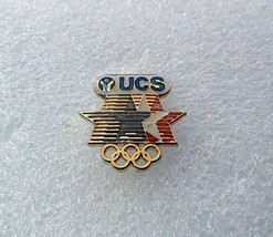 New! 1984 Los Angeles Olympic Games UCS Inc. Domed Pin (track &amp; field su... - £7.90 GBP