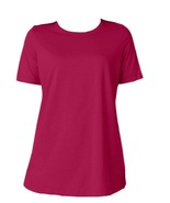 NEW Women&#39;s Perfect Scoop Crewneck T-Shirt Top Short Sleeves Plus Big Si... - £7.13 GBP+