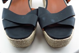 Naturalizer Size 10 M Black Ankle Strap Leather Women Sandal Shoes - £15.48 GBP