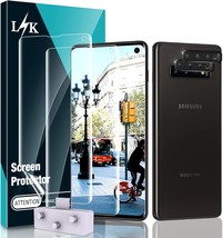 2 2 Pack designed for Samsung Galaxy S10 6.1inch 2 Pack Flexible TPU Screen Prot - £23.92 GBP