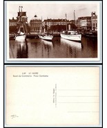 RPPC PHOTO Postcard -France, Le Havre, Bassin du Commerce, Place Gambett... - £2.95 GBP