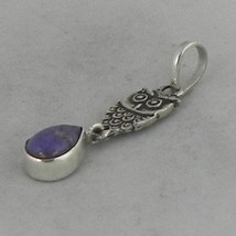 925 Sterling Argento Massiccio Charoite Gemma Artigianale Ciondolo Donna Regalo - £21.70 GBP+