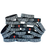 50 of Serenity Prayer Wristbands - Motivation &amp; Inspiration Band Bracelets - £31.28 GBP