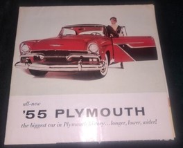 Vintage Ad Brochure &quot;All-New &#39;55 Plymouth - The Biggest Car In Plymouth ... - $23.36