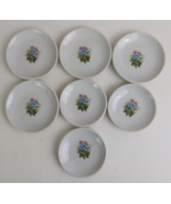 Vintage Set of 7 Small Lusterware Floral Design 3&quot; Plates &amp; 2.5&quot; Plates ... - $275.22 MXN