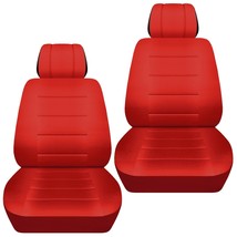 Front set car seat covers fits 1995-2020 Honda Odyssey    solid red - $67.89+