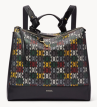 Fossil Elina Convertible Multicolor Logo Backpack SHB2999998 Bag NWT $180 FS - £71.64 GBP