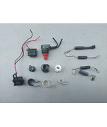 21SS76 BAKERS DOZEN ASSORTED ELECTRICAL ITEMS: DIODES, SWITCHES, GROMMET... - $9.42