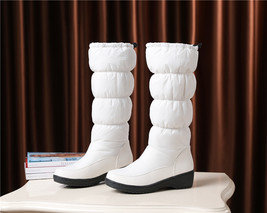 Fashion Women Mid-calf Boots New Keep Warm Round Toe Plush Snow Boots Basic Casu - £61.50 GBP