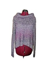 American Eagle Outfitters Sweater Women Cowl Neck Size Medium High Low Hem - £18.77 GBP