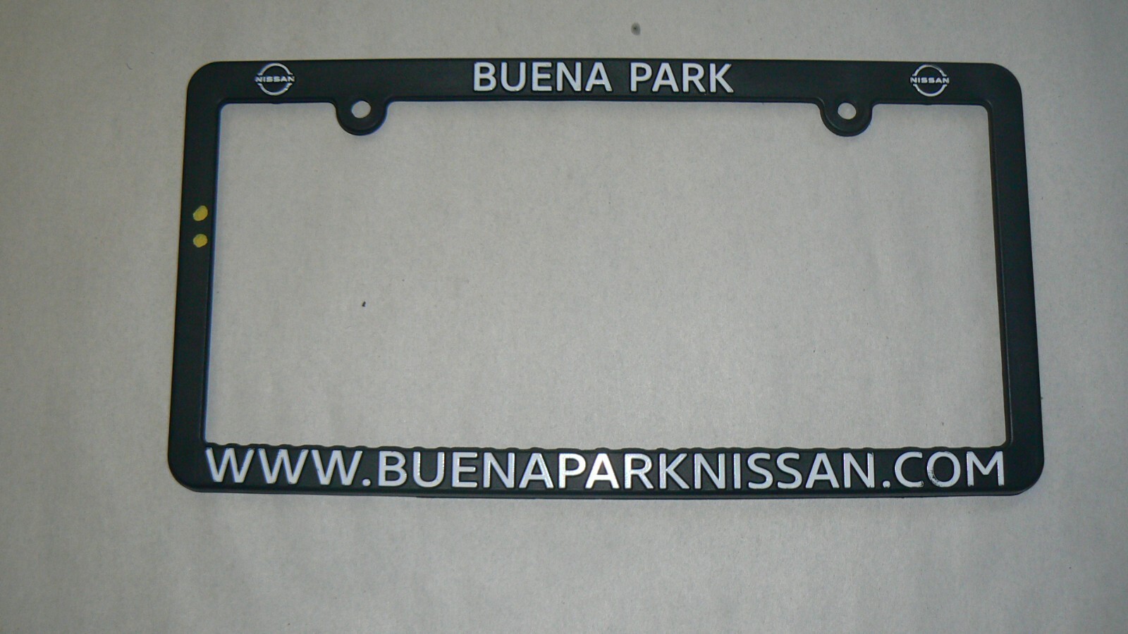 Buena Park Nissan License Plate Frame Dealership Plastic - $24.38
