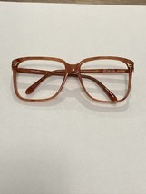 VTG New Corrado Blonde Hipster Rx Eyeglass Frames W/ Gold Accents 56-20-135 - $18.00