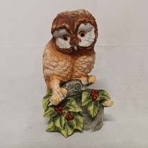 Efl Owl by Andrea Figurine by Sadek Ceramic 8.5&quot; - £14.19 GBP