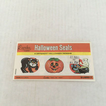 Vintage Eureka Halloween seals book 6 different designs cat ghost whitch... - $42.52
