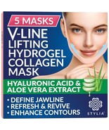 Stylia V-Line Lifting Collagen Face Mask With Hyaluronic Acid &amp; Aloe Ver... - $36.92