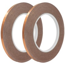 Copper Tape [1/4 Inch X 108Ft] Copper Foil Tape For Guitar Cavity, Electrical Co - £16.11 GBP