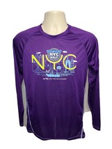 2018 NYRR United Airlines NYC Half Mens Small Purple Long Sleeve Jersey - £14.19 GBP