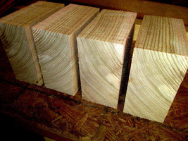 Four (4) Beautiful Siberian Elm Bowl Blanks Lumber Wood Lathe 6&quot; X 6&quot; X 3&quot; - £39.06 GBP