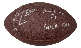 Cris Carter Signed Wilson Replica NFL Football All I Do Is Catch TDs Sch... - $193.99